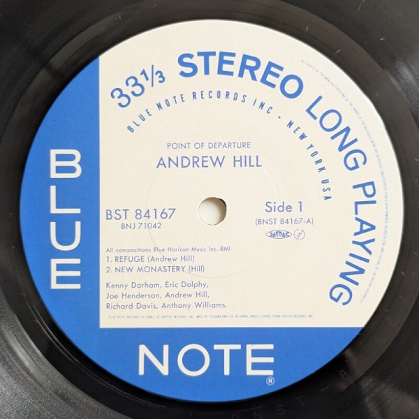 アンドリュー・ヒル ポイント・オブ・ディパーチャー US盤 LP ブルーノート ANDREW HILL - Andrew Hill - Point of Departure (UHQ-CD