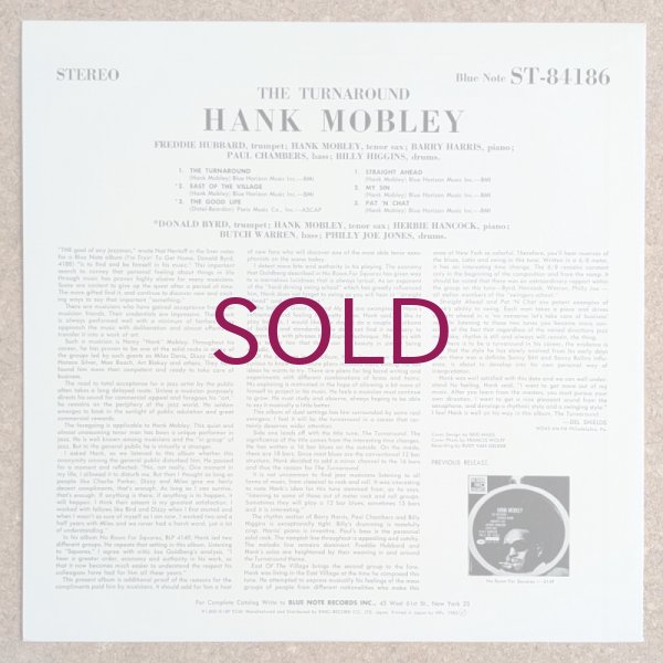 ジャズレコード Hank Mobley/The Turnaround! Amazon.com: The Turnaround: CDs & Vinyl