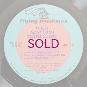 画像5: Ornette Coleman - Friends & Neighbors / Ornette Live At Prince Street