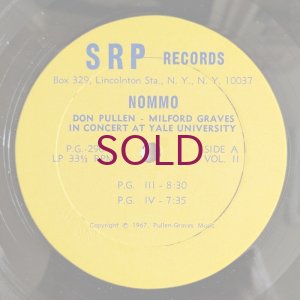 画像3: Milford Graves / Don Pullen - Nommo