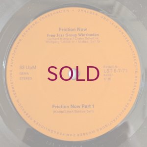 画像3: Free Jazz Group Wiesbaden - Frictions Now