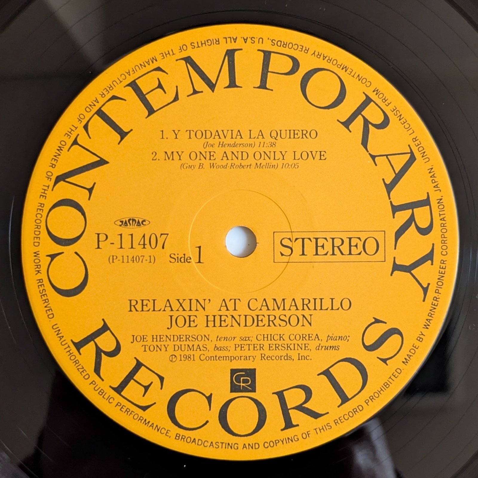 Joe Henderson - Relaxin' At Camarillo - UNIVERSOUNDS