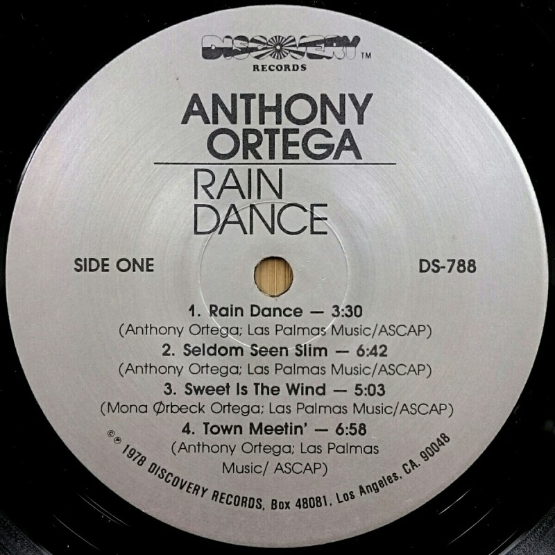 Anthony Ortega Rain Dance Universounds Used Record Shop anthony ortega rain dance