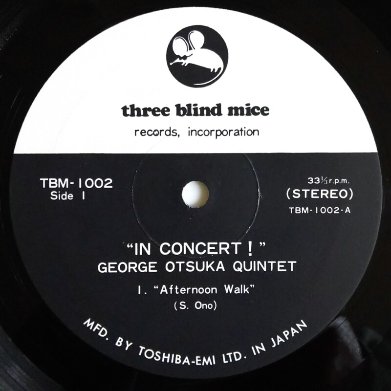 人気提案 Blind [Three ! Concert In / Quintet Otsuka George Mice TBM 和ジャズ 和モノ  ジョージ大塚クインテット TBM-1002~1003] - ジャズ一般 - hlt.no