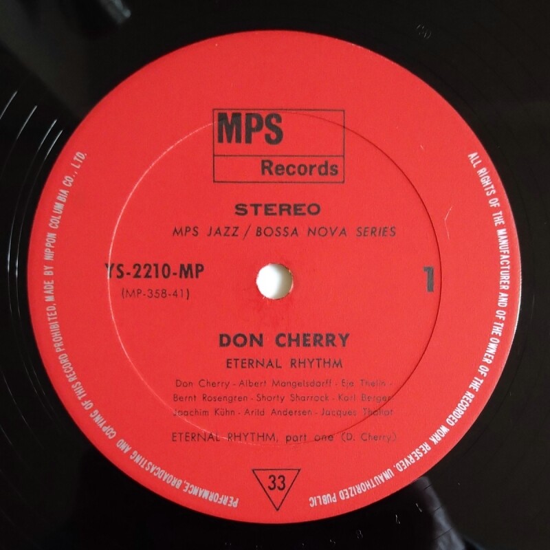 Don Cherry Eternal Rhythm UNIVERSOUNDS